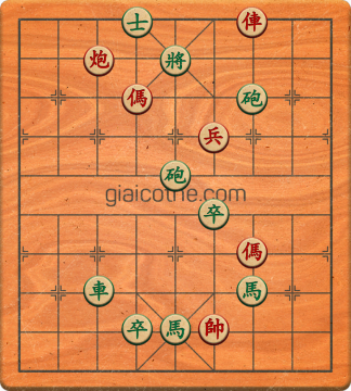 Bàn cờ tướng bài tập Cờ Tướng Khó Nhất màn 2 ván 106 - Độ khó Khó