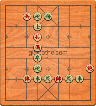 Bàn cờ tướng bài tập Cờ Tướng Khó Nhất màn 2 ván 111 - Độ khó Khó