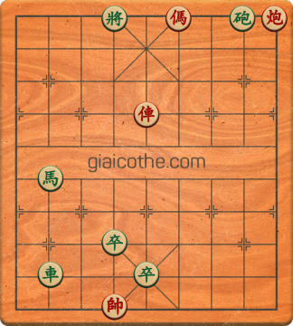 Bàn cờ tướng bài tập Cờ Tướng Khó Nhất màn 2 ván 119 - Độ khó Khó