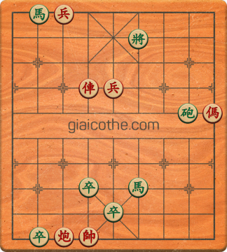 Bàn cờ tướng bài tập Cờ Tướng Khó Nhất màn 2 ván 122 - Độ khó Khó