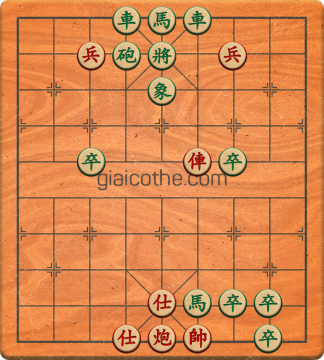 Bàn cờ tướng bài tập Cờ Tướng Khó Nhất màn 2 ván 123 - Độ khó Khó