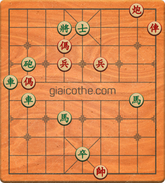 Bàn cờ tướng bài tập Cờ Tướng Khó Nhất màn 2 ván 125 - Độ khó Khó