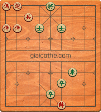 Bàn cờ tướng bài tập Cờ Tướng Khó Nhất màn 2 ván 13 - Độ khó Khó