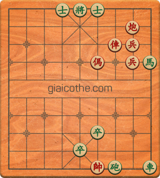 Bàn cờ tướng bài tập Cờ Tướng Khó Nhất màn 2 ván 134 - Độ khó Khó