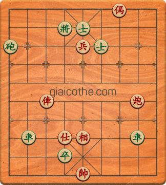 Bàn cờ tướng bài tập Cờ Tướng Khó Nhất màn 2 ván 136 - Độ khó Khó