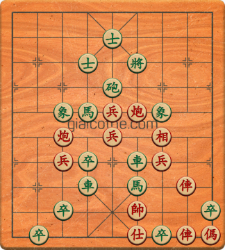 Bàn cờ tướng bài tập Cờ Tướng Khó Nhất màn 2 ván 140 - Độ khó Khó