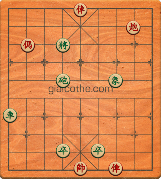 Bàn cờ tướng bài tập Cờ Tướng Khó Nhất màn 2 ván 154 - Độ khó Khó