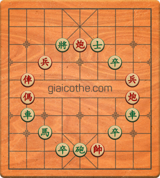 Bàn cờ tướng bài tập Cờ Tướng Khó Nhất màn 2 ván 156 - Độ khó Khó