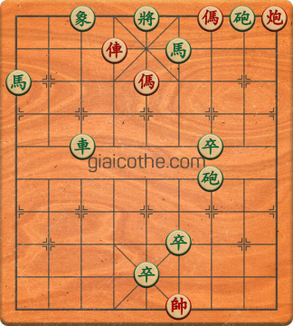 Bàn cờ tướng bài tập Cờ Tướng Khó Nhất màn 2 ván 164 - Độ khó Khó