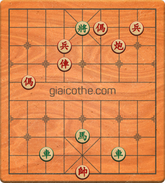 Bàn cờ tướng bài tập Cờ Tướng Khó Nhất màn 2 ván 165 - Độ khó Khó