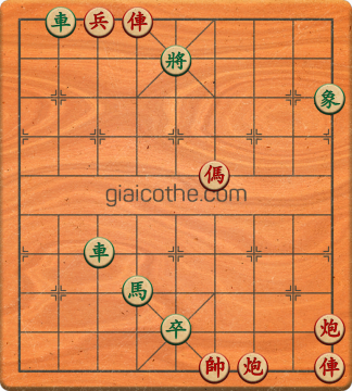 Bàn cờ tướng bài tập Cờ Tướng Khó Nhất màn 2 ván 169 - Độ khó Khó