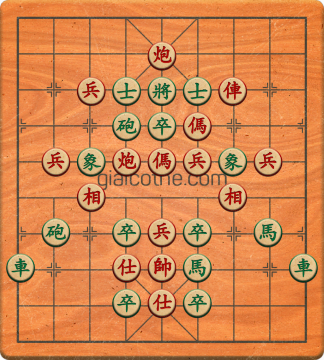 Bàn cờ tướng bài tập Cờ Tướng Khó Nhất màn 2 ván 170 - Độ khó Khó