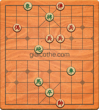 Bàn cờ tướng bài tập Cờ Tướng Khó Nhất màn 2 ván 175 - Độ khó Khó