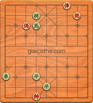 Bàn cờ tướng bài tập Cờ Tướng Khó Nhất màn 2 ván 186 - Độ khó Khó