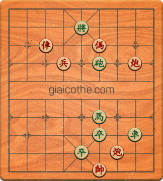 Bàn cờ tướng bài tập Cờ Tướng Khó Nhất màn 2 ván 19 - Độ khó Khó