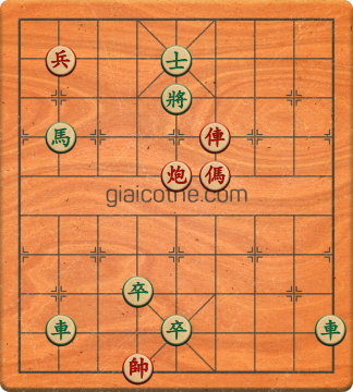 Bàn cờ tướng bài tập Cờ Tướng Khó Nhất màn 2 ván 198 - Độ khó Khó