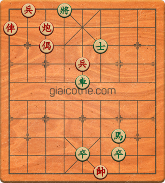 Bàn cờ tướng bài tập Cờ Tướng Khó Nhất màn 2 ván 205 - Độ khó Khó