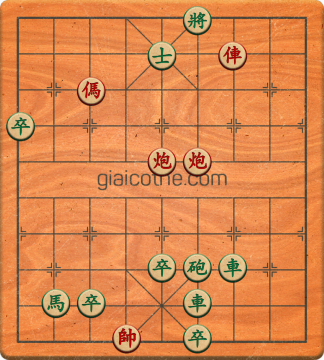 Bàn cờ tướng bài tập Cờ Tướng Khó Nhất màn 2 ván 206 - Độ khó Khó