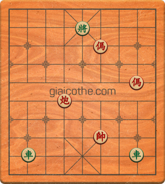 Bàn cờ tướng bài tập Cờ Tướng Khó Nhất màn 2 ván 21 - Độ khó Khó