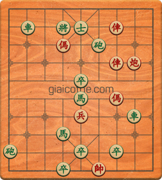 Bàn cờ tướng bài tập Cờ Tướng Khó Nhất màn 2 ván 213 - Độ khó Khó