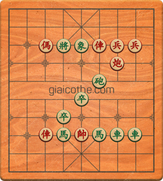 Bàn cờ tướng bài tập Cờ Tướng Khó Nhất màn 2 ván 216 - Độ khó Khó