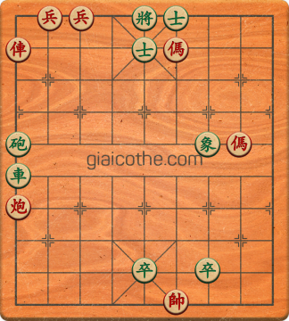 Bàn cờ tướng bài tập Cờ Tướng Khó Nhất màn 2 ván 220 - Độ khó Khó