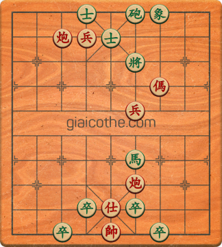 Bàn cờ tướng bài tập Cờ Tướng Khó Nhất màn 2 ván 234 - Độ khó Khó