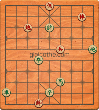 Bàn cờ tướng bài tập Cờ Tướng Khó Nhất màn 2 ván 238 - Độ khó Khó