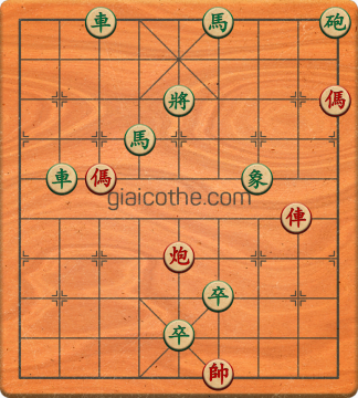 Bàn cờ tướng bài tập Cờ Tướng Khó Nhất màn 2 ván 239 - Độ khó Khó