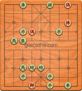 Bàn cờ tướng bài tập Cờ Tướng Khó Nhất màn 2 ván 251 - Độ khó Khó