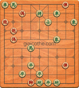 Bàn cờ tướng bài tập Cờ Tướng Khó Nhất màn 2 ván 254 - Độ khó Khó