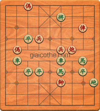 Bàn cờ tướng bài tập Cờ Tướng Khó Nhất màn 2 ván 258 - Độ khó Khó