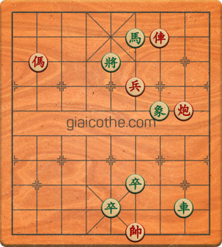 Bàn cờ tướng bài tập Cờ Tướng Khó Nhất màn 2 ván 261 - Độ khó Khó