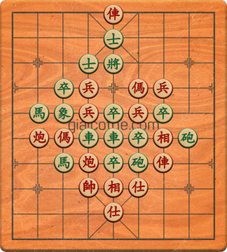 Bàn cờ tướng bài tập Cờ Tướng Khó Nhất màn 2 ván 263 - Độ khó Khó