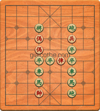 Bàn cờ tướng bài tập Cờ Tướng Khó Nhất màn 2 ván 264 - Độ khó Khó