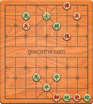 Bàn cờ tướng bài tập Cờ Tướng Khó Nhất màn 2 ván 265 - Độ khó Khó