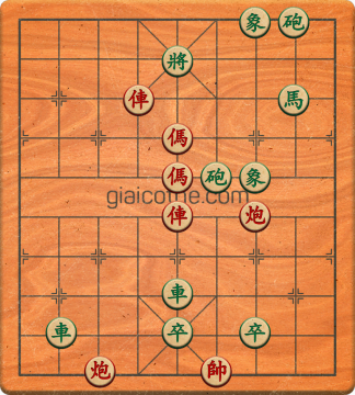 Bàn cờ tướng bài tập Cờ Tướng Khó Nhất màn 2 ván 267 - Độ khó Khó