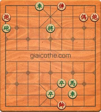 Bàn cờ tướng bài tập Cờ Tướng Khó Nhất màn 2 ván 268 - Độ khó Khó