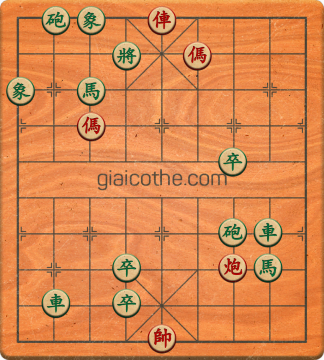 Bàn cờ tướng bài tập Cờ Tướng Khó Nhất màn 2 ván 270 - Độ khó Khó