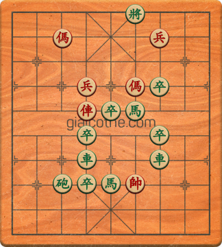 Bàn cờ tướng bài tập Cờ Tướng Khó Nhất màn 2 ván 274 - Độ khó Khó