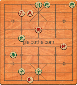 Bàn cờ tướng bài tập Cờ Tướng Khó Nhất màn 2 ván 278 - Độ khó Khó