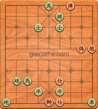 Bàn cờ tướng bài tập Cờ Tướng Khó Nhất màn 2 ván 282 - Độ khó Khó