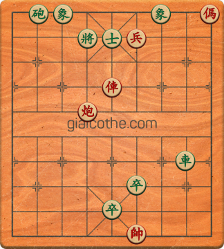 Bàn cờ tướng bài tập Cờ Tướng Khó Nhất màn 2 ván 286 - Độ khó Khó