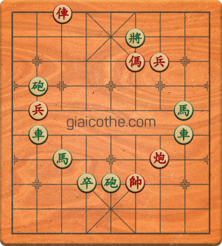 Bàn cờ tướng bài tập Cờ Tướng Khó Nhất màn 2 ván 289 - Độ khó Khó