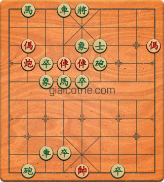 Bàn cờ tướng bài tập Cờ Tướng Khó Nhất màn 2 ván 290 - Độ khó Khó