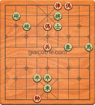 Bàn cờ tướng bài tập Cờ Tướng Khó Nhất màn 2 ván 297 - Độ khó Khó