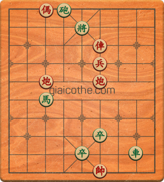 Bàn cờ tướng bài tập Cờ Tướng Khó Nhất màn 2 ván 300 - Độ khó Khó