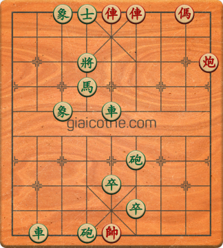 Bàn cờ tướng bài tập Cờ Tướng Khó Nhất màn 2 ván 301 - Độ khó Khó