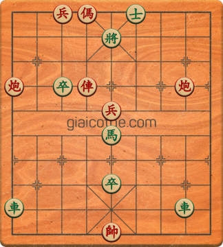 Bàn cờ tướng bài tập Cờ Tướng Khó Nhất màn 2 ván 306 - Độ khó Khó