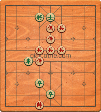 Bàn cờ tướng bài tập Cờ Tướng Khó Nhất màn 2 ván 308 - Độ khó Khó